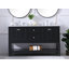 Ensemble de meuble-lavabo double 60 po Bonsai-24949962