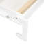 Lit double mural blanc avec table, tiroirs et lampe de chevet - Solution compacte pour les petites pièces-1283123754