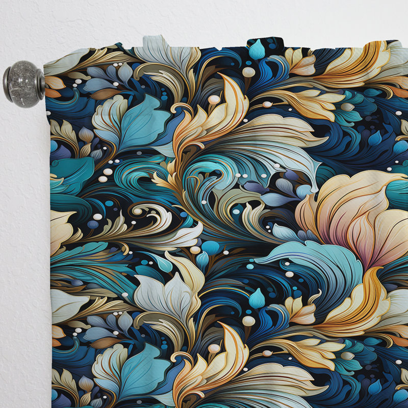 Mystic Reverie - Motif cachemire III, L 52 po x L 90 po
