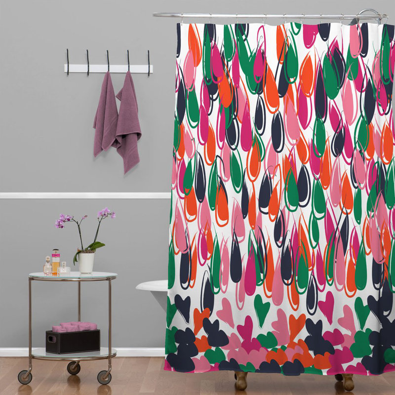 Vy La Geometric Shower Curtain