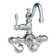 P1018 Thermostatic Tub Wall Mount Faucet with Fixed Arched Spout