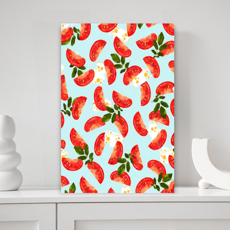 Fresh Tomato Cheese Basil by Uma Gokhale - Wrapped Canvas Print, 45.72 cm H x 30.48 cm W
