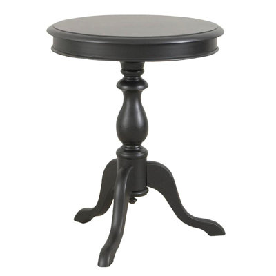 Hollain Pedestal End Table by Canora Grey