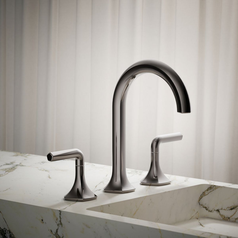 Occasion Single Hole Bathroom Faucet, Vibrant Titanium