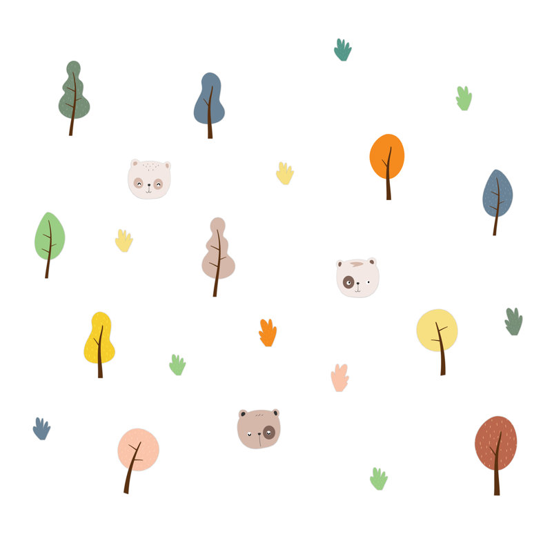 Plants & Flowers Non-Wall Damaging Wall Decal
