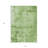 3' X 5' Green And Ivory Abstract Washable Indoor Outdoor Area Rug