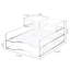 Archuleta Acrylic Stackable Desk Organiser