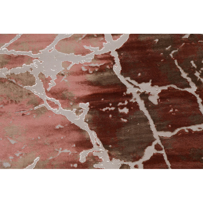 Ricah Abstract and Oriental Indoor Rug, Rectangle 7'10" x 9'10"