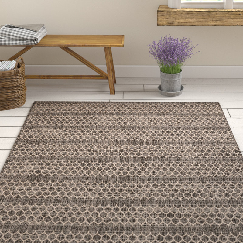 Jimmu Machine-Woven Stain Resistant Geometric Area Rug, Rectangle 3'11" x 5'10"