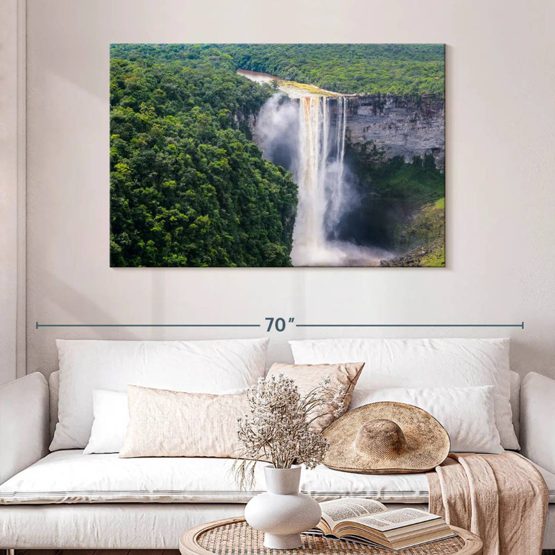 Alvord Kaieteur Falls, 32" H x 48" W