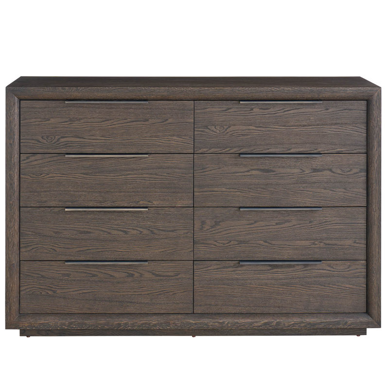 Modern 8 - Drawer Dresser, Brown