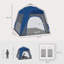 Tente de camping pour 4 personnes Outsunny