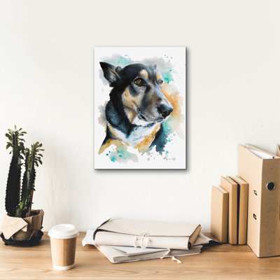 «Dogs Shepherd» par Lindsay Kivi, art mural sur toile