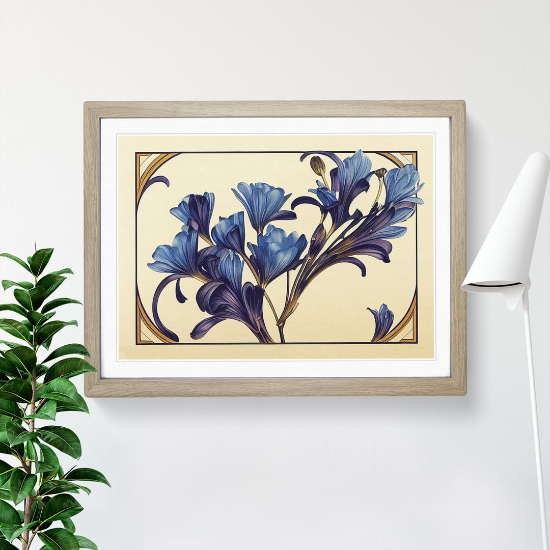 Bluebell Flower Deco - Single Picture Frame Painting