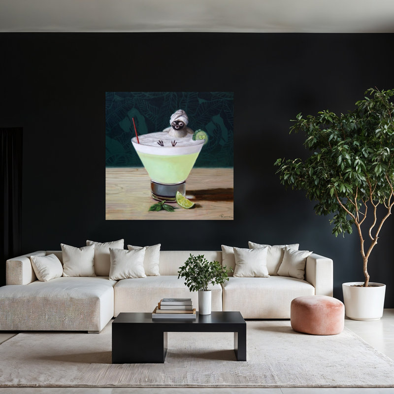 Art urbain contemporain Day Off Bird, H 48 po x l 48 po