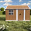 Spacieuse remise en métal robuste, structure en acier durable, rangement de jardin moderne