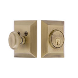 Grandeur Fifth Avenue Square Single Cylinder Deadbolt