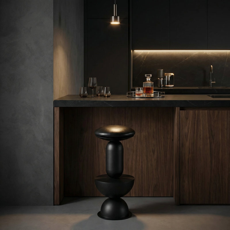 Perth Bar Stool, Swivel