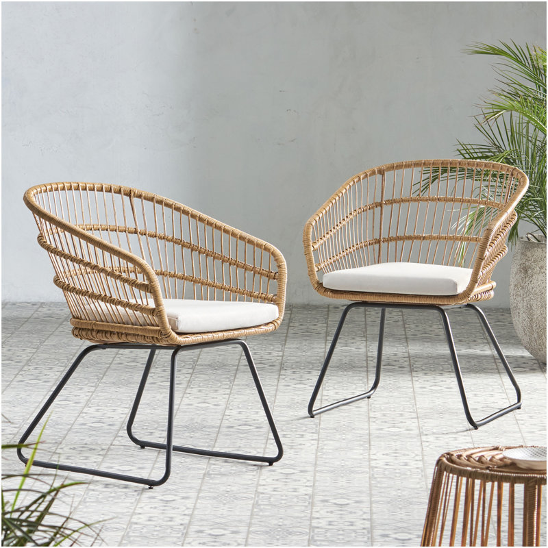 Chaise Terry 2 pièces avec 2 coussins