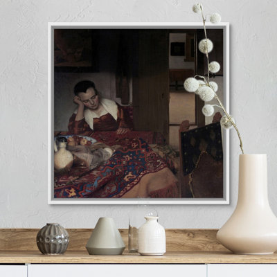 Imprimé « A Maid dormant » par Johannes Vermeer