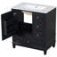 Meuble-lavabo 30 po avec lavabo, une porte avec tablette et trois tiroirs, porte à fermeture en douceur-2065424106