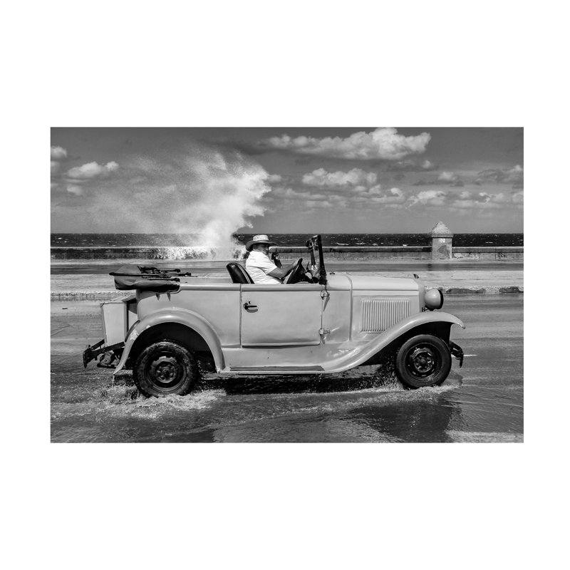 Art sur toile «Boland Andy Bauer Malecon», H 22 po x l 32 po