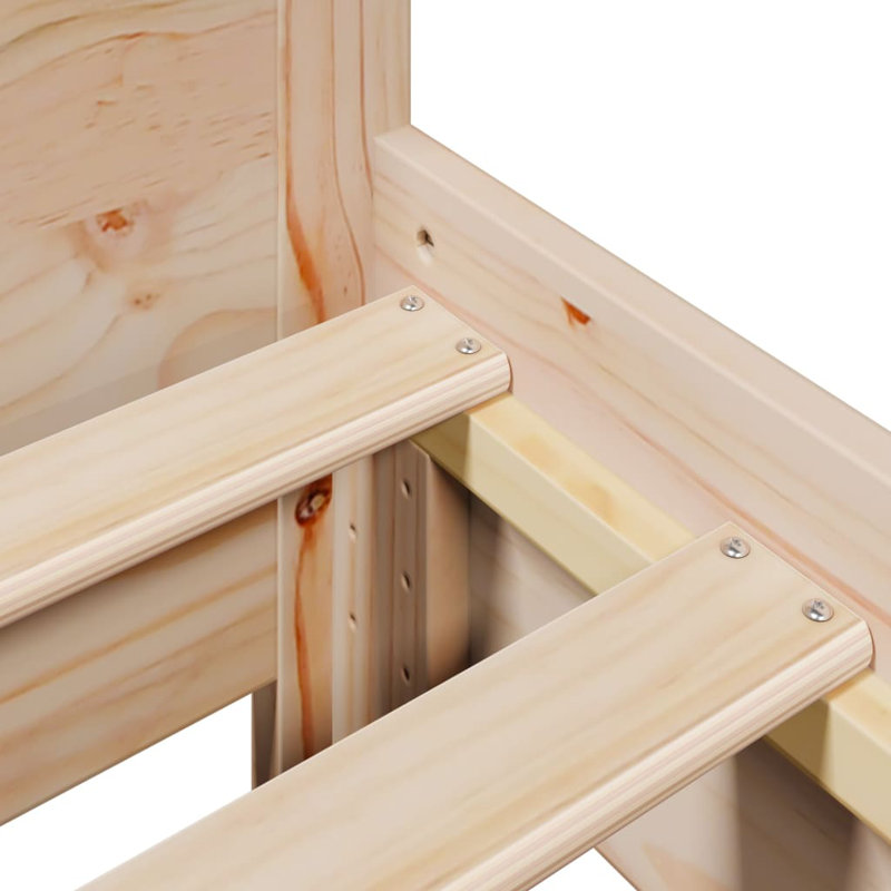 Solid Wood Storage Bed, European Single (90 x 200 cm)