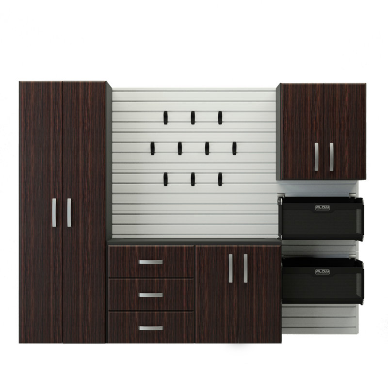 Deluxe 4 Piece Storage System, Espresso