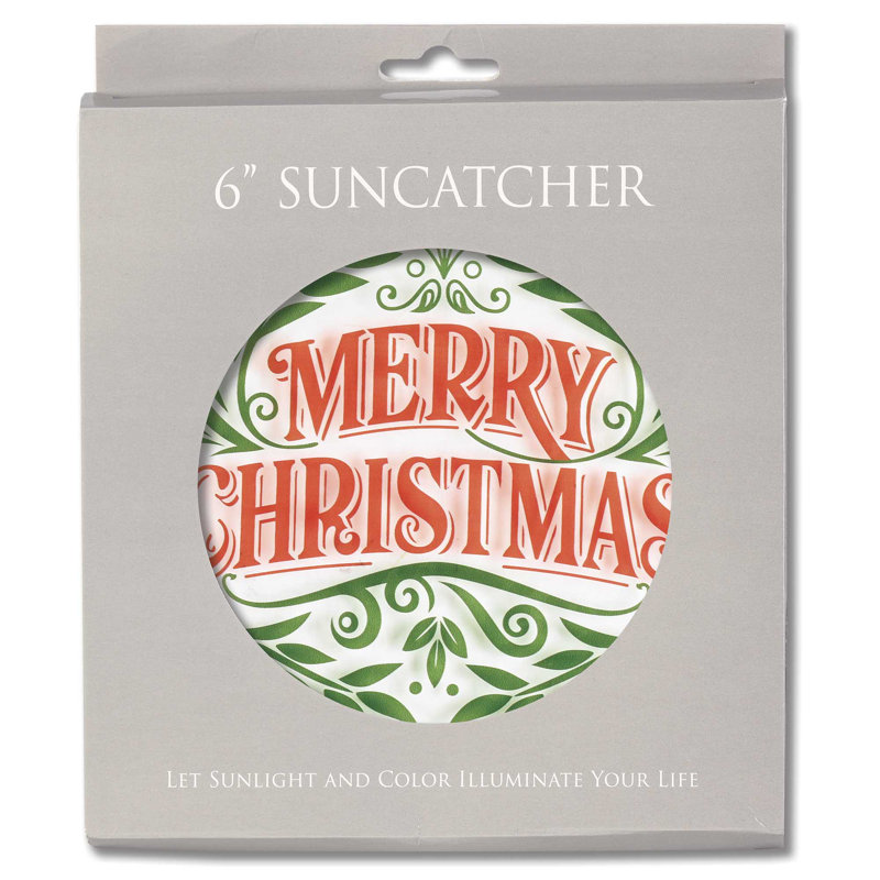 Suncatcher Merry Christmas fantaisiste