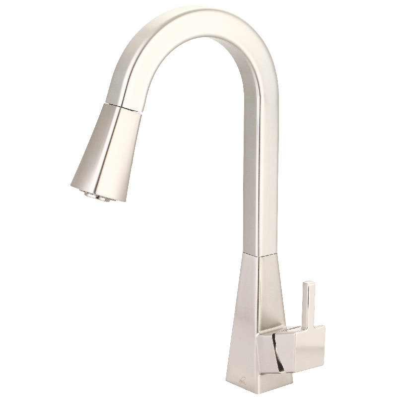 K-5060 - Robinet de cuisine à poignée simple I3, Nickel brossé