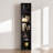 Narielle 11.8"W Narrow Bookcase-1283936239-1337919929