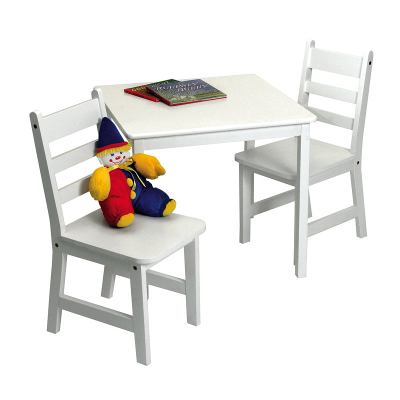 Ensemble de table de jeu et de chaises pour enfants Beaconsdale, Blanc