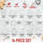 Zulay 14 Piece Non-Stick Kitchen Metal Christmas Cookie Cutters Set