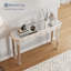 Console Mid-Century avec miroir en bois massif-59997261