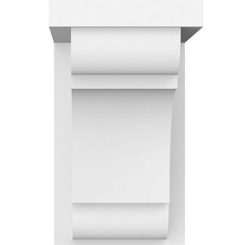Support standard en PVC de qualité architecturale Bryant, H 6 po x l 3,5 po x p 6 po