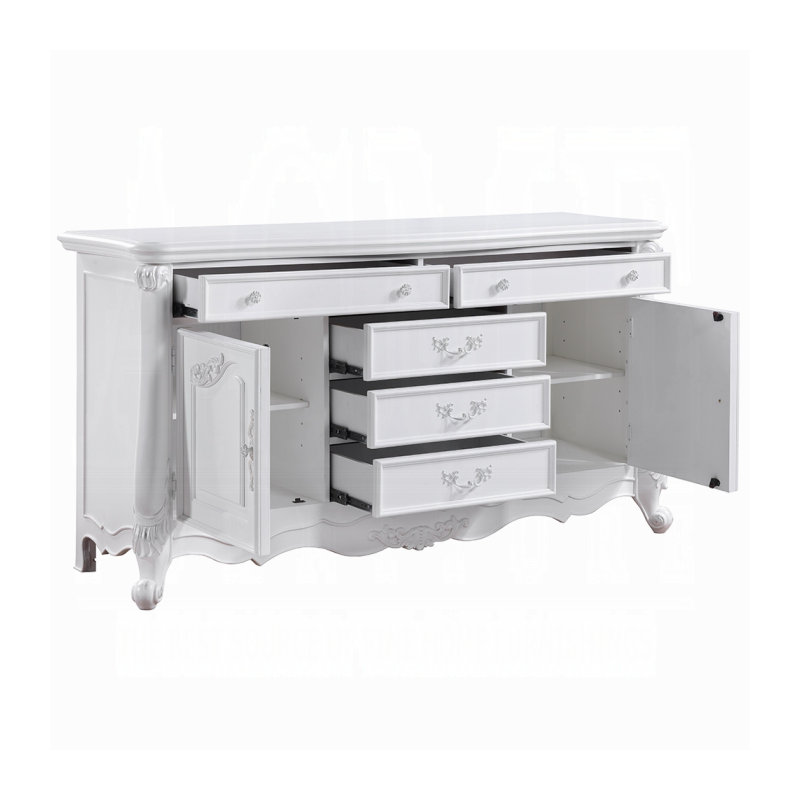 ACME Latisha Dresser , White Finish, White Duplicate