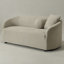 68" Wide Modern Boucle Upholstered Loveseat Sofa-895998103