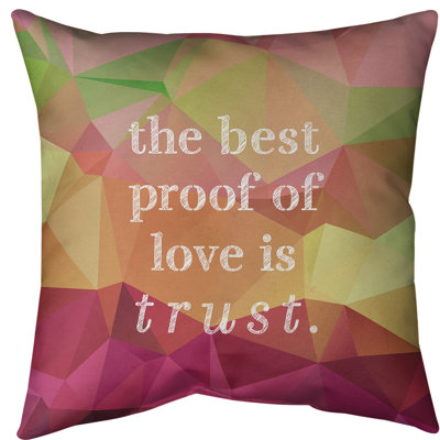 Coussin de sol pierres précieuses Love & Trust