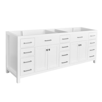  84" Bathroom Vanity Base Only