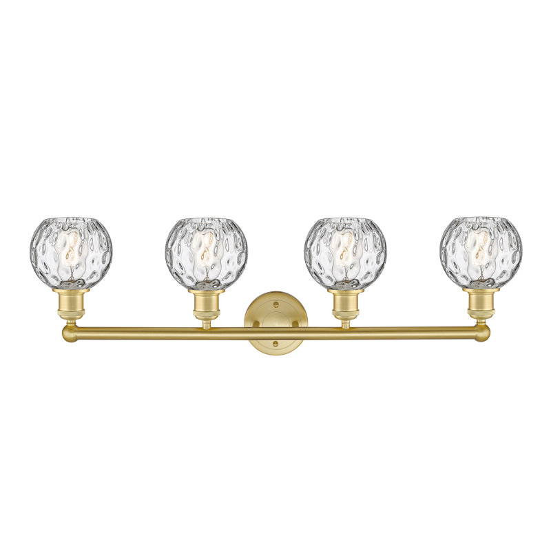 Cambria 4 - Light Dimmable Vanity Light, Satin Gold