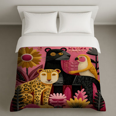 Colorful Animal Scene Duvet Covers