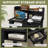  Computer Desk w/ Power Outlets & USB Ports & Type-C Hutch Open Shelf Drawer