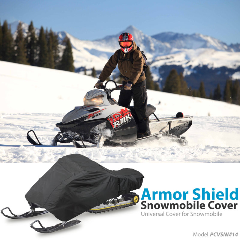 Elastic Mildew Resistant Snowmobile Cover By Pyle