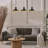 Adjustable Height Metal Body 3 Lights Kitchen Island Pendant