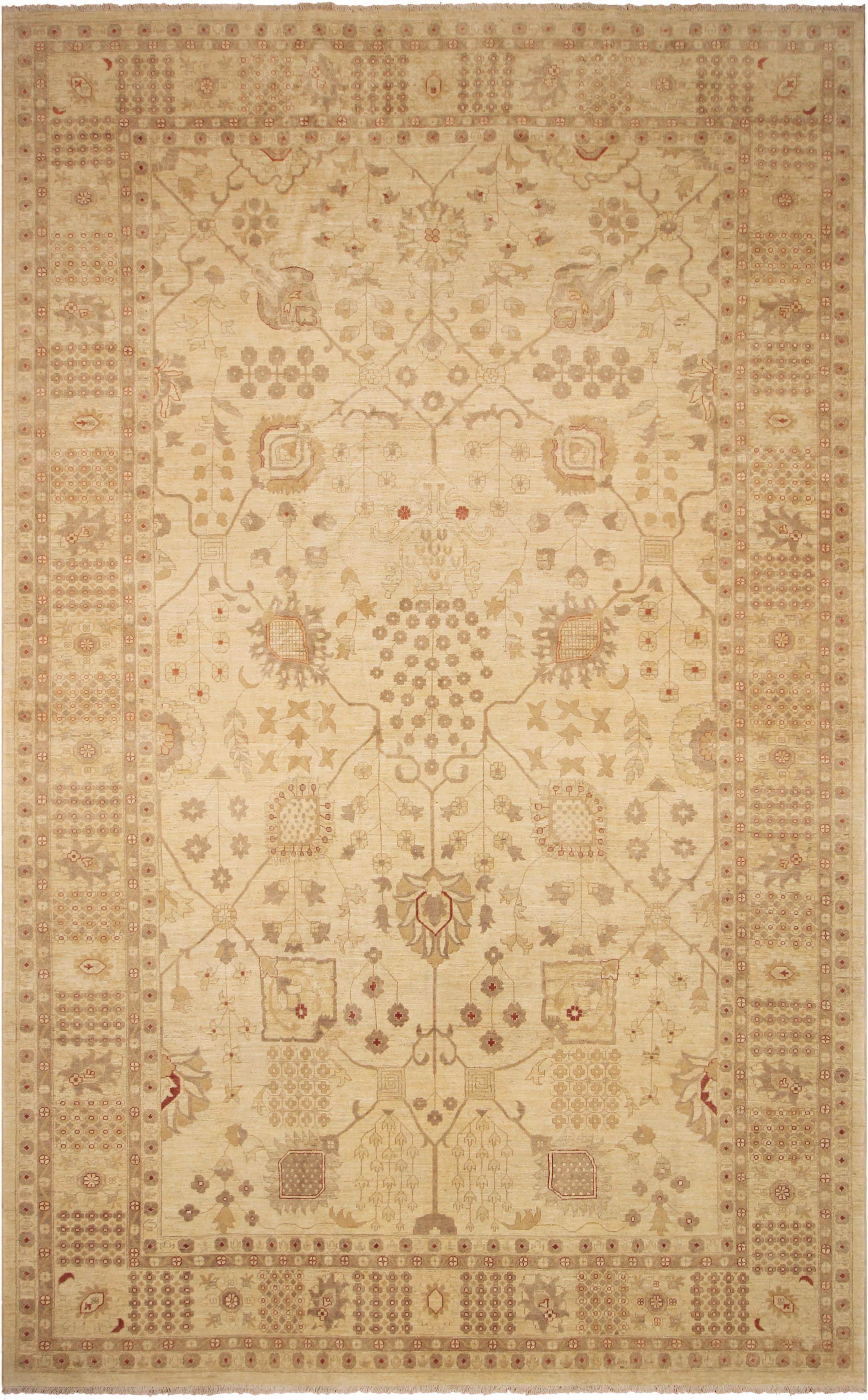 Wayfair Tan Rugs Isabelline Kellyanna One-of-a-Kind 12'1'' x 17'11'' 1990s Area Rug in ...