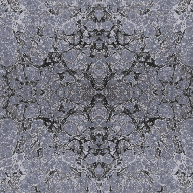 Rouleau de papier peint Kaleidoscope L 10 pi x l 24 po, Cobalt; cobalt, Non collé, Faux Grasscloth