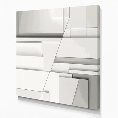 Minimalisme 18, art mural beige sur toile