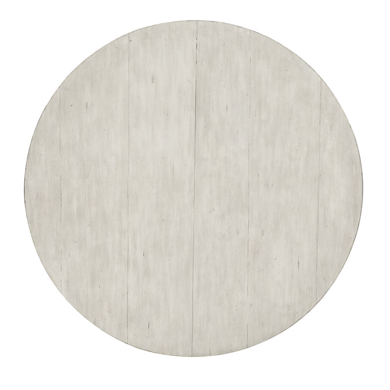 Mirabelle Cream 60" Round Extendable French Country Dining Table