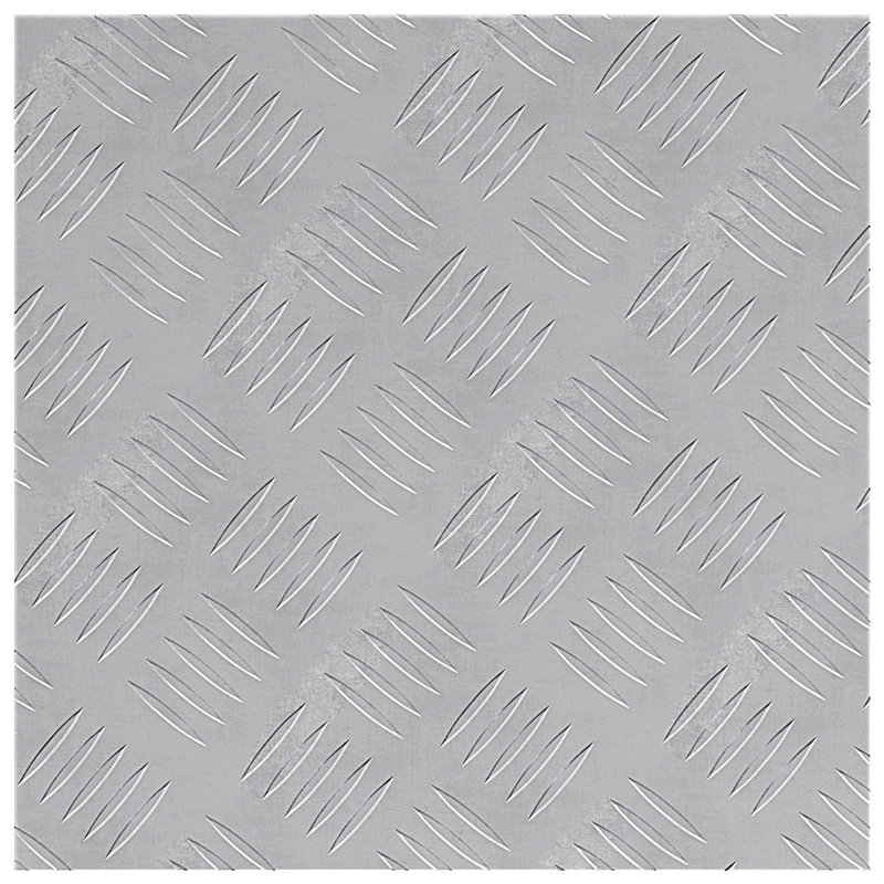 Silver Aluminium 0.3 Cm Stair Treads Rectangular, Square 40cm, 2