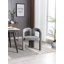 Ensemble de 2 fauteuils d'appoint / de salle à manger / de barils en tissu de velours de conception contemporaine